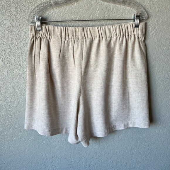 Banana Republic Factory linen blend flat front pull-on shorts - Picture 6 of 14